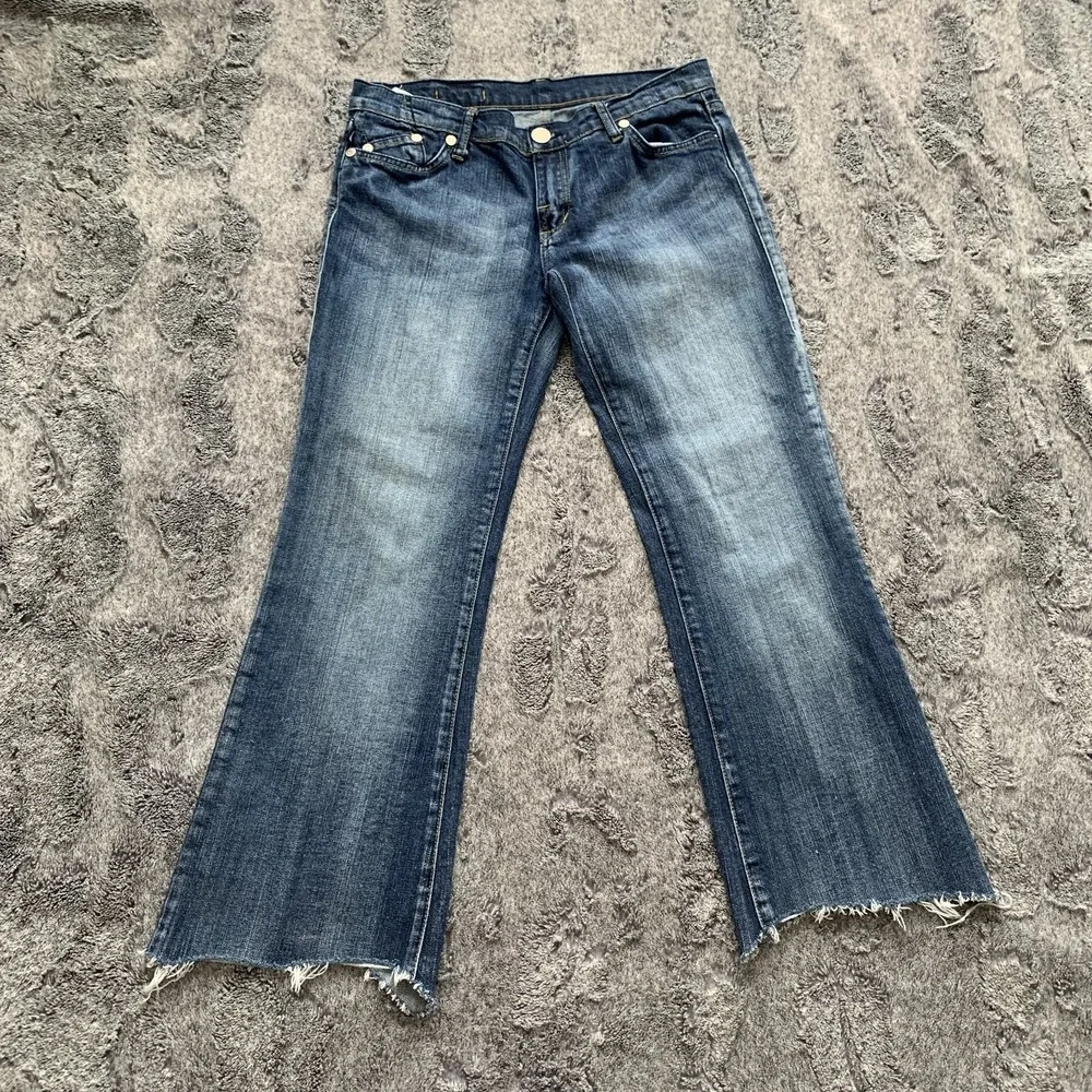 Rock & Republic Rainbow‎ R Pocket Roth Women's Jeans Tag 29 Actual 30x26 Raw Hem